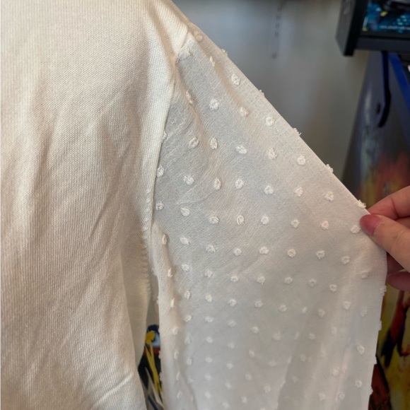 -White CeCe Sweater/Top Size XL NWT - Picture 3 of 8